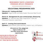 WI Youth Livestock Program Webinar Flier