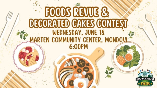June 18, 2025 4-H Foods Revue Flier