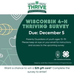 WI 4-H Thriving Survey