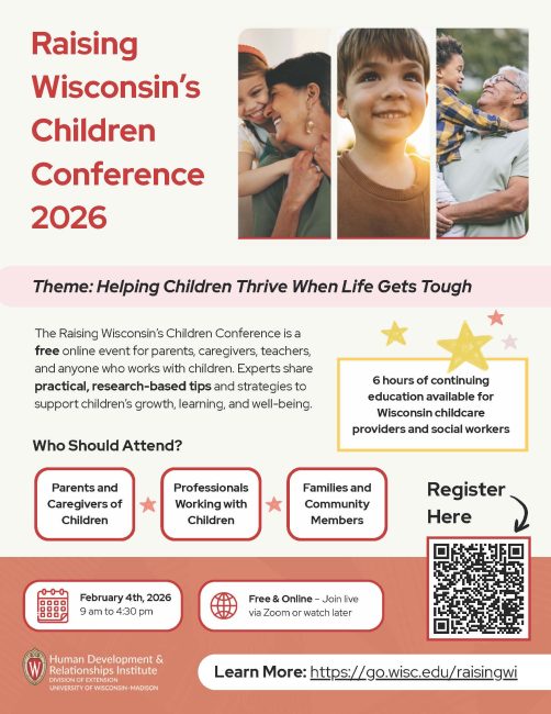 Raising Wi Children Conference Flyer